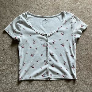 Hollister Floral Must-Have Collection Baby Tee